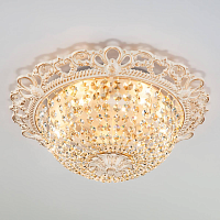 Купить Подвесная люстра Eurosvet 3298/5 белый с золотом/прозрачный хрусталь Strotskis в Туле