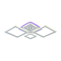 Купить Потолочная светодиодная люстра Profit Light 8465/2+2D WHT в Туле