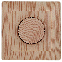 Купить Диммер поворотный ЭРА Intro Solo 600W дерево 4-401-11 Б0043402 в Туле