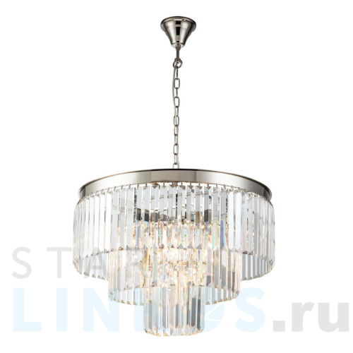 Купить Подвесная люстра iLamp Triumph 7383/8P NIC за 78 890 руб. в Туле Купить с доставкой Подвесная люстра iLamp Triumph 7383/8P NIC в Туле