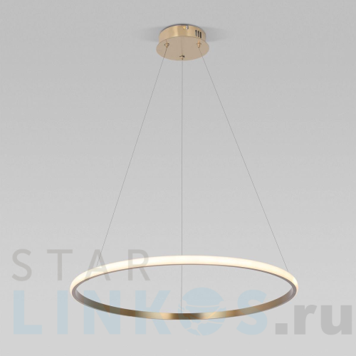 Купить Подвесной светодиодный светильник Eurosvet Collars 90264/1 латунь за 12 900 руб. в Туле Купить с доставкой Подвесной светодиодный светильник Eurosvet Collars 90264/1 латунь в Туле