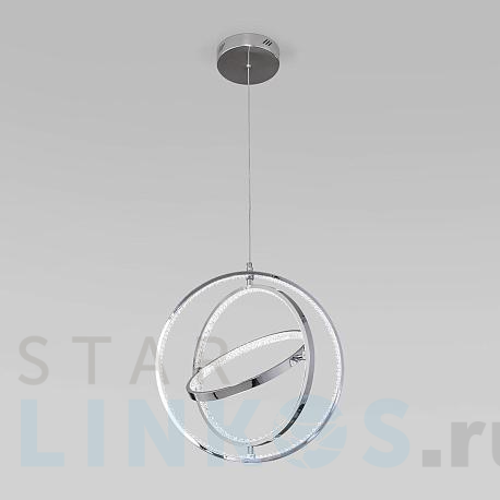 Купить Подвесной светодиодный светильник Eurosvet Tempus 90245/3 хром за 30 100 руб. в Туле фото 2 Купить с доставкой Подвесной светодиодный светильник Eurosvet Tempus 90245/3 хром в Туле фото 2