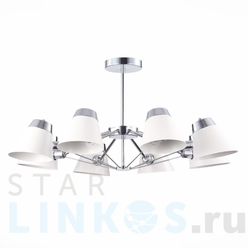 Купить Потолочная люстра Evoluce Vario SLE155802-08 за 18 220 руб. в Туле Купить с доставкой Потолочная люстра Evoluce Vario SLE155802-08 в Туле