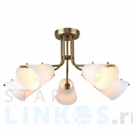 Купить Потолочная люстра Lussole Lgo Arlington GRLSP-8096 за 12 817 руб. в Туле фото 2 Купить с доставкой Потолочная люстра Lussole Lgo Arlington GRLSP-8096 в Туле фото 2