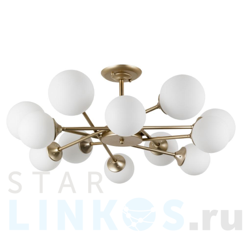 Купить Потолочная люстра Arte Lamp Marco A2703PL-12SG за 19 990 руб. в Туле Купить с доставкой Потолочная люстра Arte Lamp Marco A2703PL-12SG в Туле