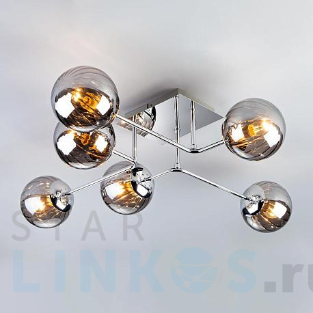 Купить Потолочный светильник Eurosvet 30140/6 хром за 11 100 руб. в Туле фото 2 Купить с доставкой Потолочный светильник Eurosvet 30140/6 хром в Туле фото 2