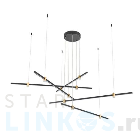 Купить Подвесной светодиодный светильник Arte Lamp Errai A2195SP-5BK за 34 490 руб. в Туле фото 2 Купить с доставкой Подвесной светодиодный светильник Arte Lamp Errai A2195SP-5BK в Туле фото 2