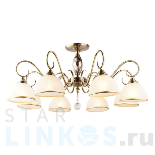 Купить Потолочная люстра IMEX KL.0754-8-S AB за 13 849 руб. в Туле Купить с доставкой Потолочная люстра IMEX KL.0754-8-S AB в Туле