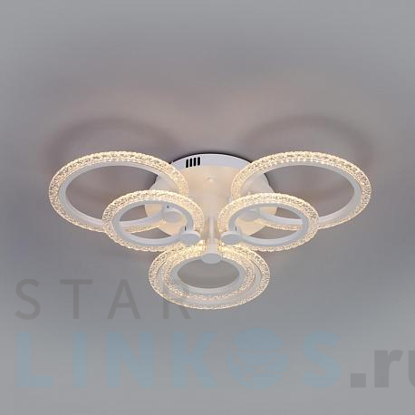 Купить Потолочная светодиодная люстра Eurosvet Wellen 90226/6 белый за 12 100 руб. в Туле фото 2 Купить с доставкой Потолочная светодиодная люстра Eurosvet Wellen 90226/6 белый в Туле фото 2