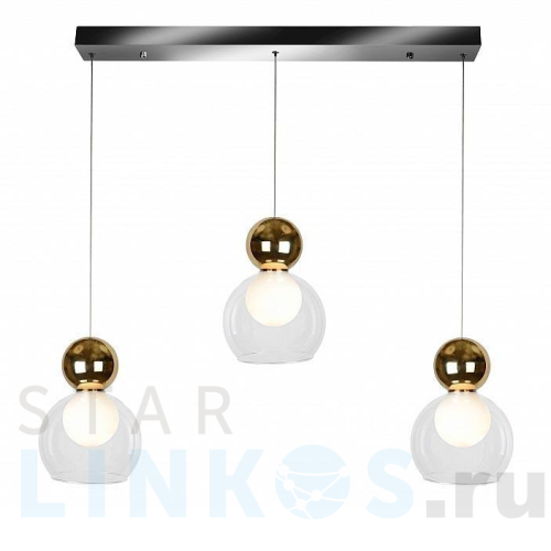 Купить Подвесной светодиодный светильник iLedex Blossom C4476-3L GL за 22 590 руб. в Туле Купить с доставкой Подвесной светодиодный светильник iLedex Blossom C4476-3L GL в Туле