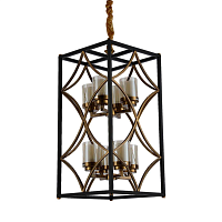 Купить Подвесная люстра Lumina Deco Quadrato LDP 1223-8 BK+MD в Туле