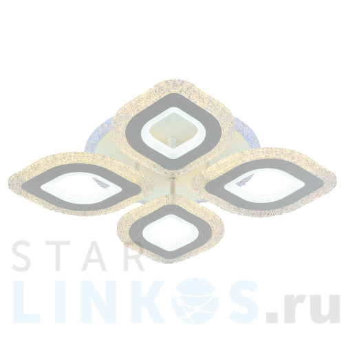 Купить Потолочная светодиодная люстра Profit Light 8082/4 WHT за 5 831 руб. в Туле Купить с доставкой Потолочная светодиодная люстра Profit Light 8082/4 WHT в Туле