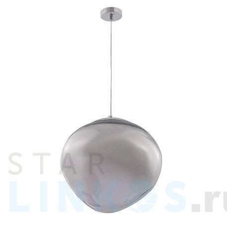 Купить Подвесной светильник Crystal Lux Malaga SP1 D360 Chrome за 11 900 руб. в Туле фото 2 Купить с доставкой Подвесной светильник Crystal Lux Malaga SP1 D360 Chrome в Туле фото 2