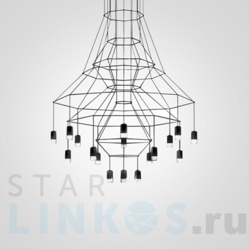 Купить Подвесная люстра Imperium Loft Vibia Wireflow 75118-22 за 77 520 руб. в Туле Купить с доставкой Подвесная люстра Imperium Loft Vibia Wireflow 75118-22 в Туле