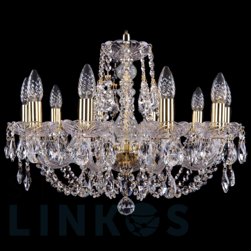 Купить Подвесная люстра Bohemia Ivele 1406/10/195 G за 84 899 руб. в Туле Купить с доставкой Подвесная люстра Bohemia Ivele 1406/10/195 G в Туле