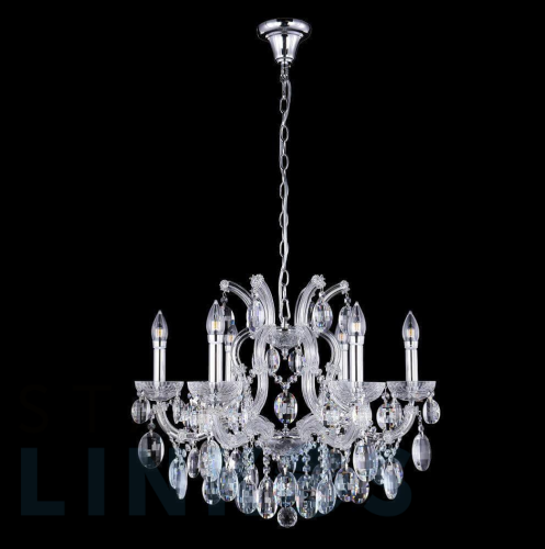 Купить Подвесная люстра Crystal Lux Hollywood SP6 Chrome за 52 900 руб. в Туле Купить с доставкой Подвесная люстра Crystal Lux Hollywood SP6 Chrome в Туле