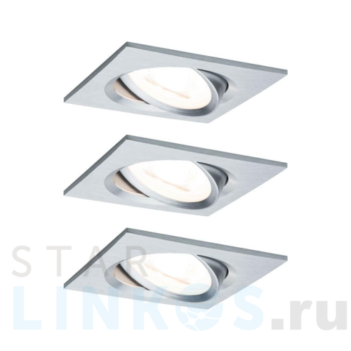 Купить с доставкой Встраиваемый светодиодный светильник Paulmann Nova Coin 93492 в Туле