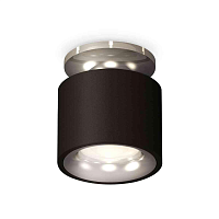 Купить Комплект накладного светильника Ambrella light Techno Spot XS7511081 SBK/PSL черный песок/серебро полированное (N7927, C7511, N7012) в Туле