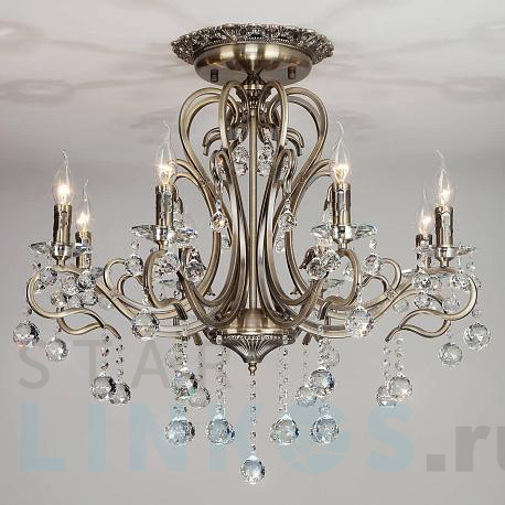 Купить Подвесная люстра Eurosvet 12505/8 античная бронза Strotskis за 43 400 руб. в Туле фото 2 Купить с доставкой Подвесная люстра Eurosvet 12505/8 античная бронза Strotskis в Туле фото 2