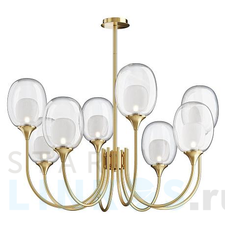 Купить Подвесная люстра Maytoni Aura MOD016PL-08BS за 63 390 руб. в Туле фото 2 Купить с доставкой Подвесная люстра Maytoni Aura MOD016PL-08BS в Туле фото 2