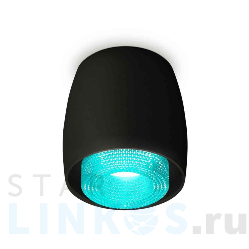 Купить с доставкой Комплект накладного светильника Ambrella light Techno Spot XS1142023 SBK/BL черный песок/голубой (C1142, N7194) в Туле