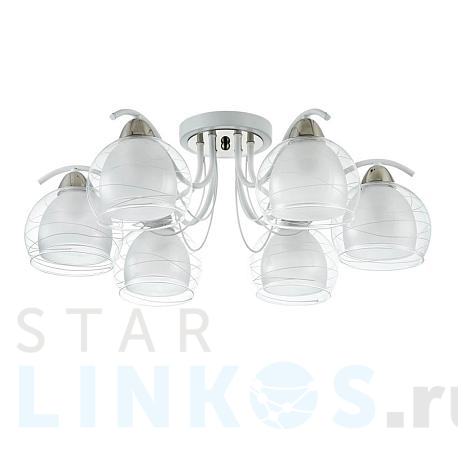 Купить Потолочная люстра Freya Nikki FR5052-CL-06-W за 14 990 руб. в Туле фото 2 Купить с доставкой Потолочная люстра Freya Nikki FR5052-CL-06-W в Туле фото 2