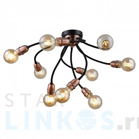 Купить Потолочная люстра Lussole Loft Regina GRLSP-8247 за 12 376 руб. в Туле фото 2 Купить с доставкой Потолочная люстра Lussole Loft Regina GRLSP-8247 в Туле фото 2