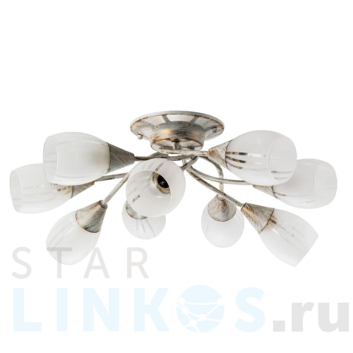 Купить Потолочная люстра Arte Lamp Penny A2701PL-9WG за 8 590 руб. в Туле Купить с доставкой Потолочная люстра Arte Lamp Penny A2701PL-9WG в Туле