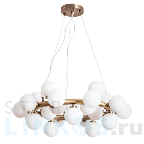 Купить Подвесная люстра Arte Lamp Bolla-Piccolo A3988SP-25AB за 48 990 руб. в Туле Купить с доставкой Подвесная люстра Arte Lamp Bolla-Piccolo A3988SP-25AB в Туле