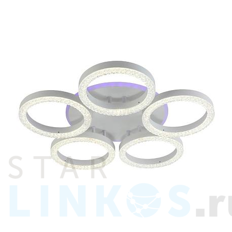 Купить Потолочная светодиодная люстра Profit Light 5894/5 WHT за 8 330 руб. в Туле фото 2 Купить с доставкой Потолочная светодиодная люстра Profit Light 5894/5 WHT в Туле фото 2