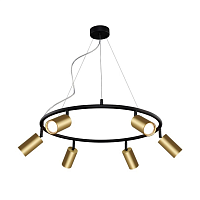 Купить Подвесная люстра Crystal Lux CLT 015C6 D600 BL-GO в Туле