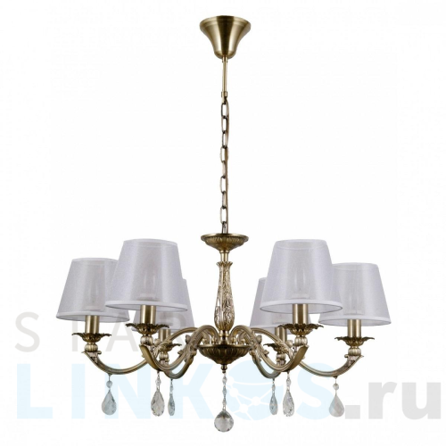 Купить Подвесная люстра Gerhort G11046/6AB WT за 13 400 руб. в Туле Купить с доставкой Подвесная люстра Gerhort G11046/6AB WT в Туле