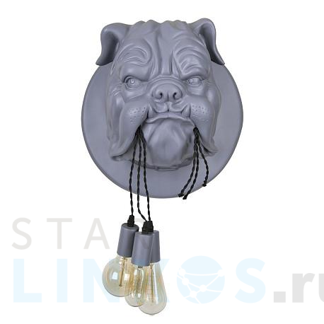 Купить Настенный светильник Loft IT Bulldog 10177 Grey за 15 390 руб. в Туле фото 2 Купить с доставкой Настенный светильник Loft IT Bulldog 10177 Grey в Туле фото 2