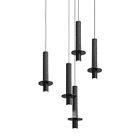 Купить Подвесной светильник iLamp Lofty 10704P/1-D150 BK-GR в Туле