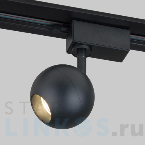 Купить с доставкой Трековый светодиодный светильник Elektrostandard Ball черный 8W 4200K LTB76 a053741 в Туле