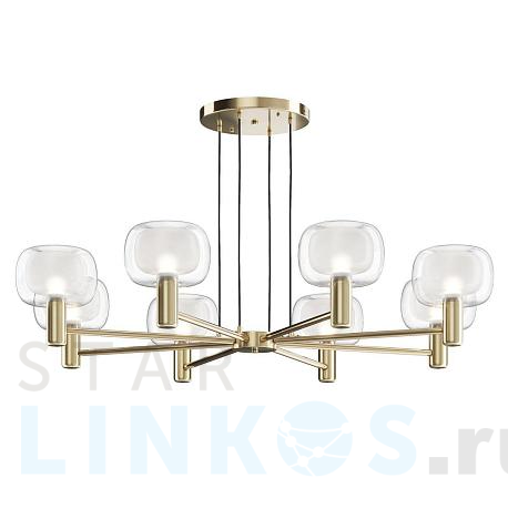 Купить Подвесная люстра Maytoni Vision MOD411PL-08G за 59 290 руб. в Туле фото 2 Купить с доставкой Подвесная люстра Maytoni Vision MOD411PL-08G в Туле фото 2