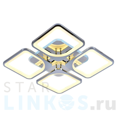 Купить Потолочная светодиодная люстра Profit Light 8057/4 CHR за 7 973 руб. в Туле Купить с доставкой Потолочная светодиодная люстра Profit Light 8057/4 CHR в Туле