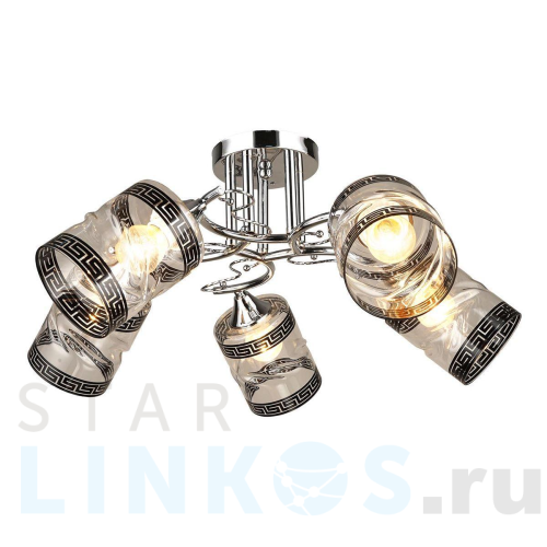 Купить Потолочная люстра IMEX MD.4078-5-S CH за 4 152 руб. в Туле Купить с доставкой Потолочная люстра IMEX MD.4078-5-S CH в Туле