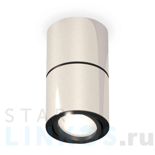 Купить с доставкой Комплект накладного светильника Ambrella light Techno Spot XS7405040 PSL/PBK серебро полированное/черный полированный (C7405, A2071, C7405, N7002) в Туле