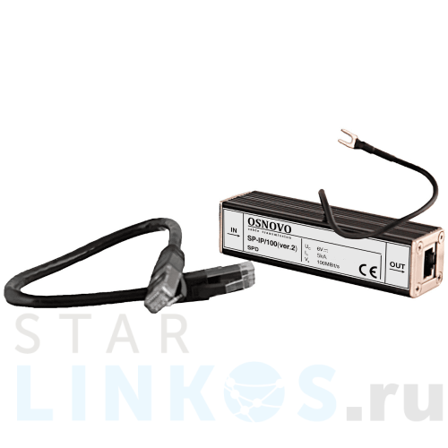 Купить Устройство грозозащиты Osnovo SP-IP/100 (ver2) за 2 376 руб. в Туле фото 3 Купить с доставкой Устройство грозозащиты Osnovo SP-IP/100 (ver2) в Туле фото 3