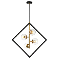 Купить Подвесная люстра Indigo Faccetta 13005/B/4P Black V000107 в Туле