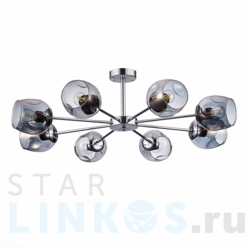 Купить Потолочная люстра Evoluce Pallo SLE155402-08 за 18 020 руб. в Туле Купить с доставкой Потолочная люстра Evoluce Pallo SLE155402-08 в Туле