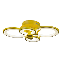 Купить Потолочная светодиодная люстра iLedex Ring A001/4 Yellow в Туле