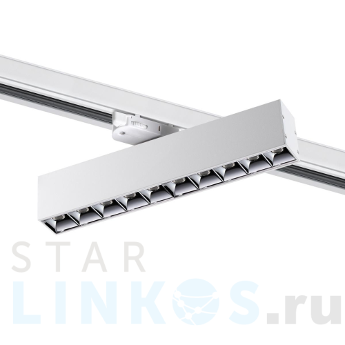 Купить с доставкой Трековый трехфазный светодиодный светильник Novotech Port Iter 358862 в Туле