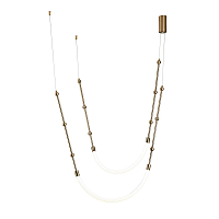 Купить Подвесной светодиодный светильник Indigo Corda 14010/2P Brass V000063L в Туле