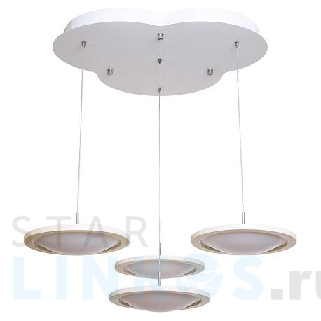 Купить Подвесная светодиодная люстра Gerhort G61018/3WT за 16 980 руб. в Туле фото 2 Купить с доставкой Подвесная светодиодная люстра Gerhort G61018/3WT в Туле фото 2
