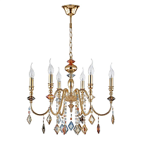 Купить Подвесная люстра Crystal Lux Mercedes SP6 Gold/Color в Туле