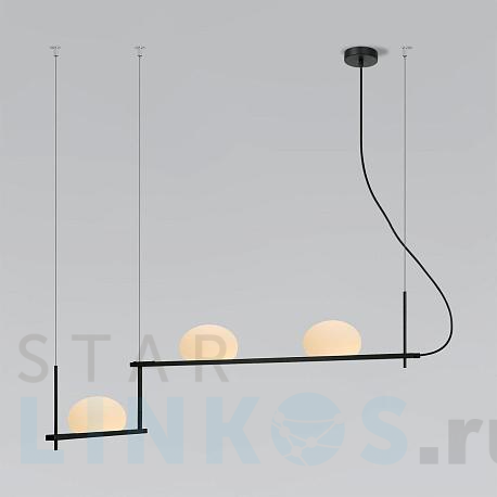 Купить Подвесной светильник Eurosvet Stair 70145/3 черный за 17 000 руб. в Туле фото 2 Купить с доставкой Подвесной светильник Eurosvet Stair 70145/3 черный в Туле фото 2