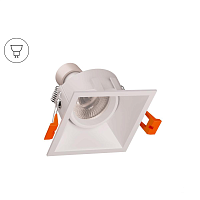 Купить Встраиваемый светильник 6063 POINT-S Twist (RAL9003 — GU10) 0830402 в Туле