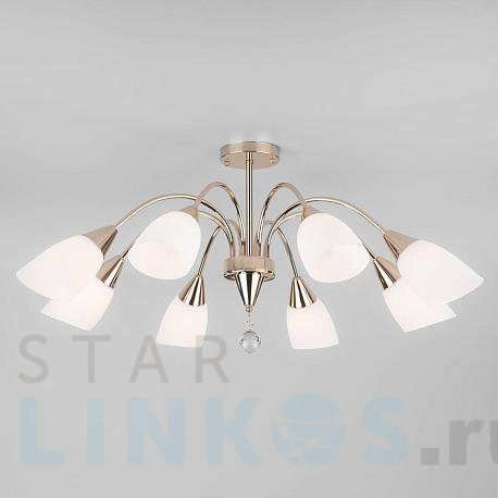 Купить Потолочная люстра Eurosvet 30149/8 золото за 13 600 руб. в Туле фото 2 Купить с доставкой Потолочная люстра Eurosvet 30149/8 золото в Туле фото 2